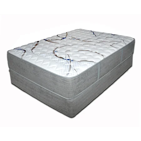 Queen 13.5" Firm Mattress and Wood Eco Base Foundation